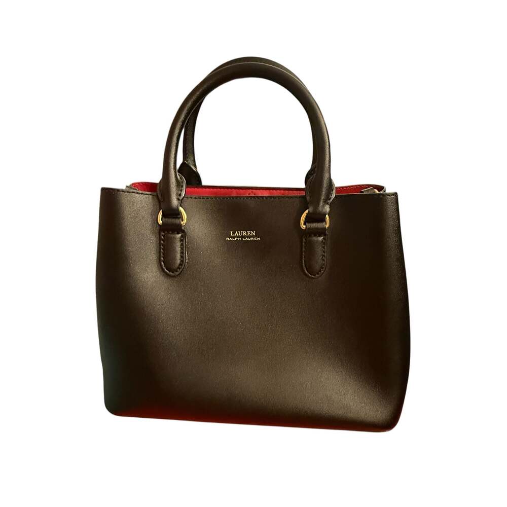 Lauren Ralph Lauren Marcy Smooth Leather Satchel Handbag